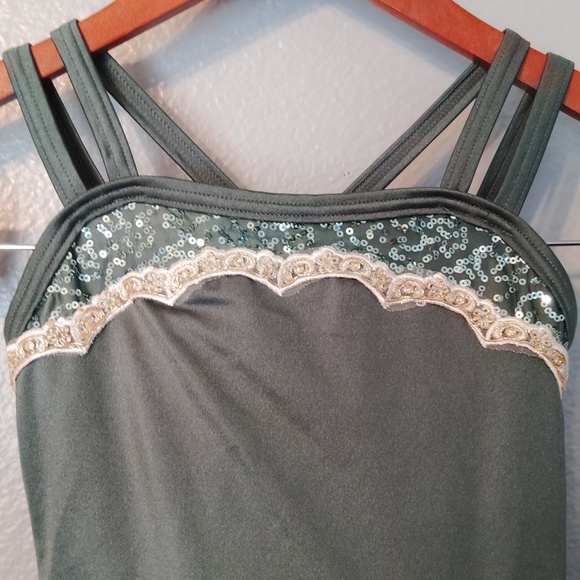 Weissman Dance Dress Costume Ballerina Sparkle Sequin - Picture 6 of 15